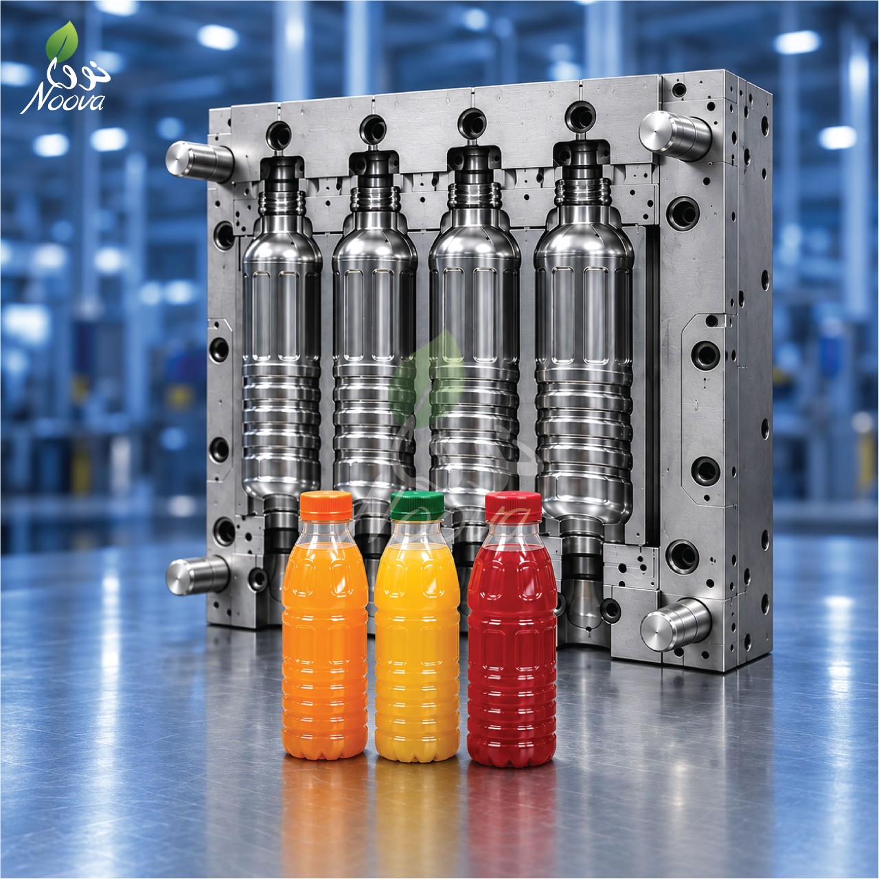 PET blow molding machine for commercial bottle manufacturing
